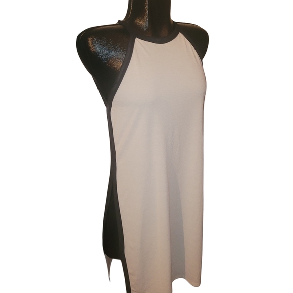 Dynamite Sleeveless White Maxi Halter Tunic M - Picture 3 of 7